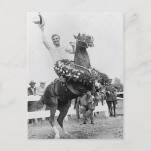 Tom Mix på en hästshow Vykort