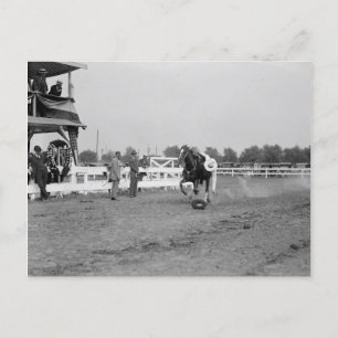 Tom Mix samlar in en hatt Vykort