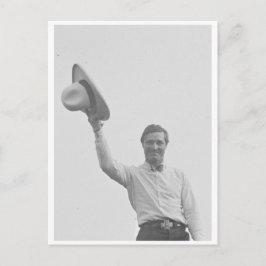 Tom Mix tog med sig en grupp pojkar Vykort