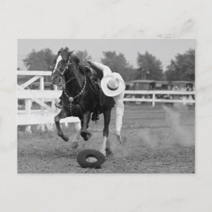Tom Mix Trick Riding Vykort