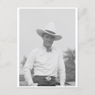Tom Mix With Car, 5.21.1925 Vykort