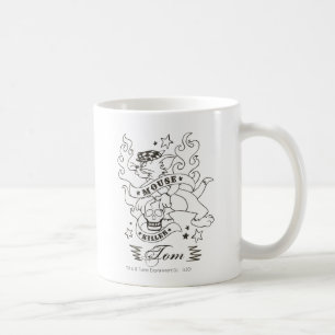 Tom Mouse Killer Tattoo 1 Kaffemugg
