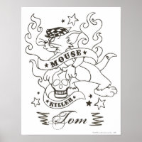 Tom Mouse Killer Tattoo 1