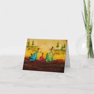 Tom notecard med konstverk av Marabeth Quin Kort