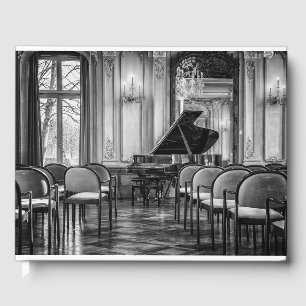 Tom Notes Black and White Music Photograph Gästböcker