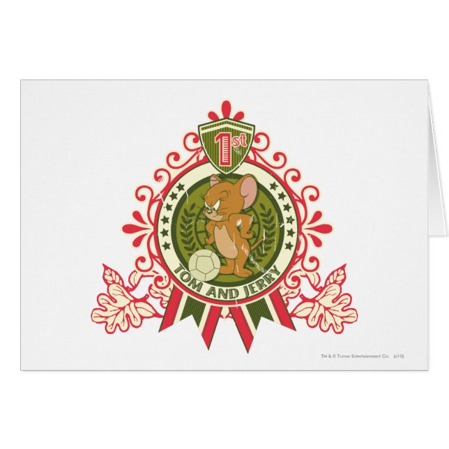 Tom och Jerry 1st Ställe 3 Hälsningskort (Framsidan Horizontal)