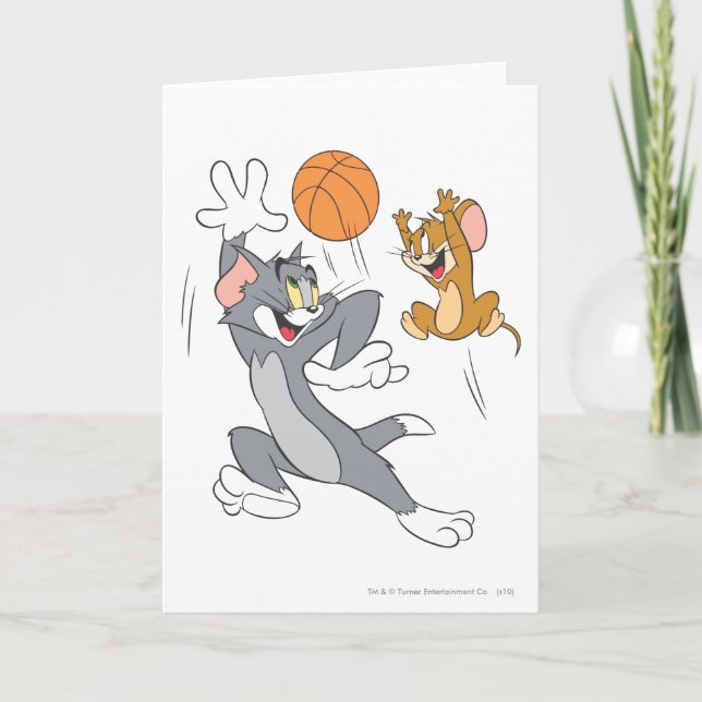 Tom och Jerry Basketball 1 Kort (Framsida)