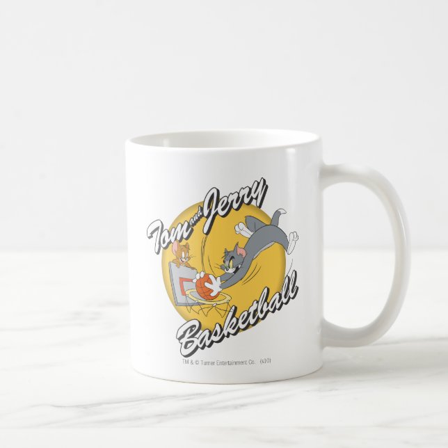 Tom och Jerry Basketball 2 Kaffemugg (Höger)