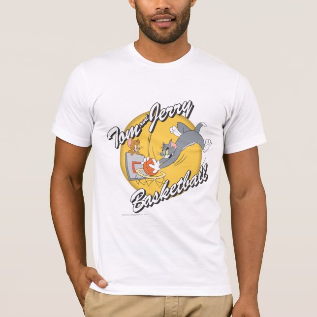 Tom och Jerry Basketball 2 Tee Shirt (Framsida)