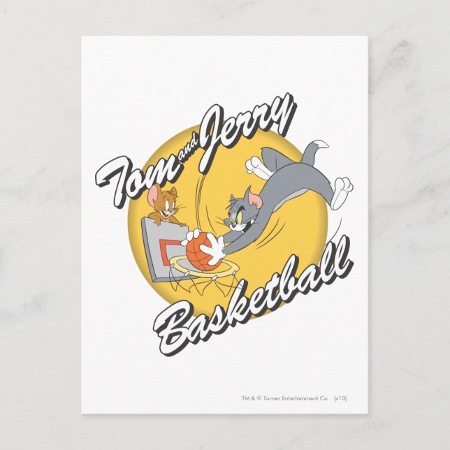 Tom och Jerry Basketball 2 Vykort (Framsida)