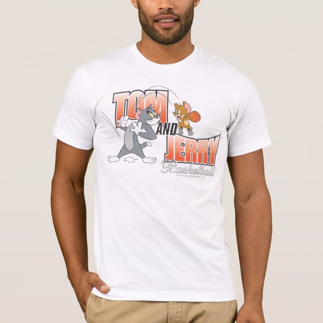 Tom och Jerry Basketball 3 T-shirt (Framsida)