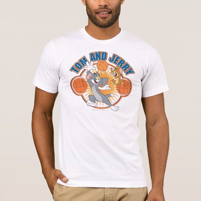 Tom och Jerry Basketball 4 T-shirt (Framsida)
