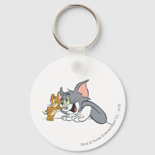 Tom och Jerry bäst knoppar Nyckelring
