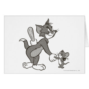 Tom och Jerry bedräglig handskakning Hälsningskort