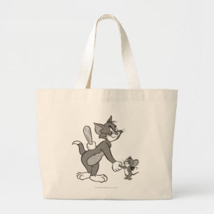 Tom och Jerry bedräglig handskakning Jumbo Tygkasse