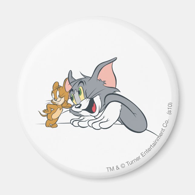 Tom och Jerry Best Buds Magnet (Framsidan)