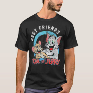 Tom och Jerry Best Friends Porträtt Zip T Shirt