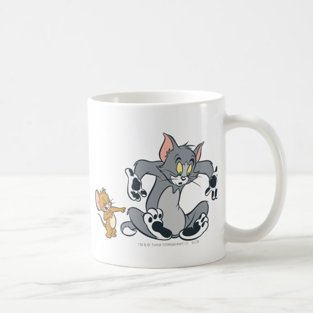 Tom och Jerry Black Tass Cat Kaffemugg (Höger)