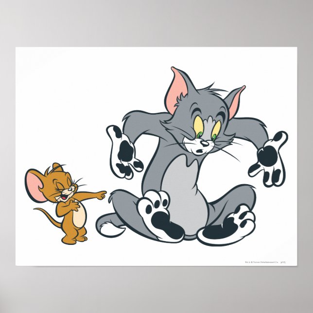 Tom och Jerry Black Tass Cat Poster (Framsidan)
