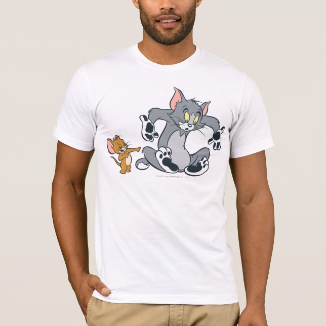 Tom och Jerry Black Tass Cat T-shirt (Framsida)