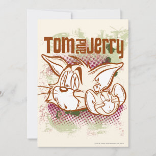Tom och Jerry Brown och Grönt Inbjudningar