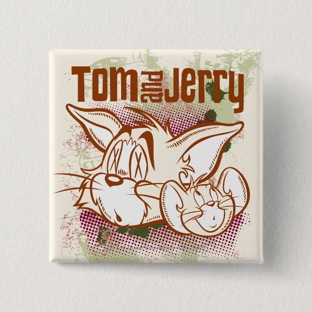 Tom och Jerry Brown och Grönt Knapp (Framsida)