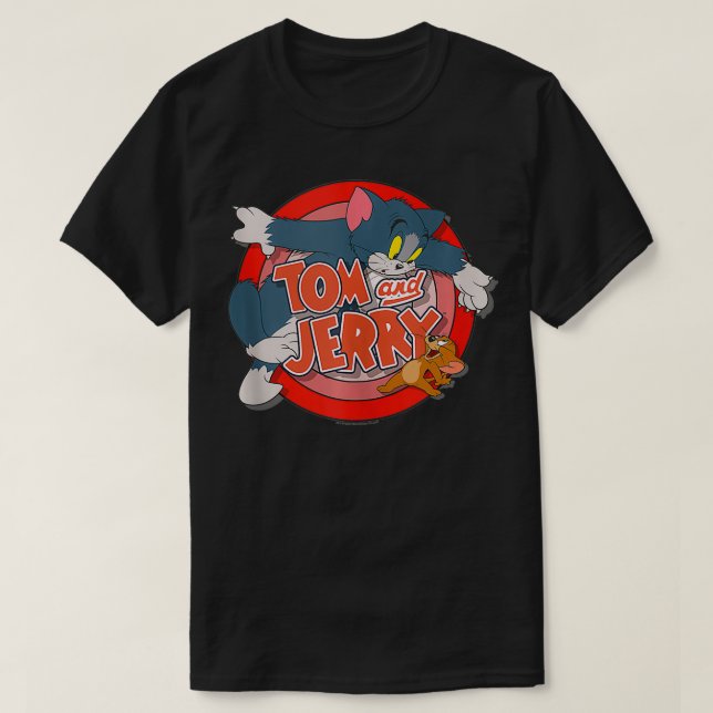 Tom och Jerry Cat Mouse T Shirt (Design framsida)