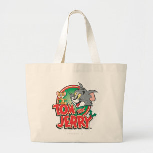Tom och Jerry Classic Logotyp Jumbo Tygkasse