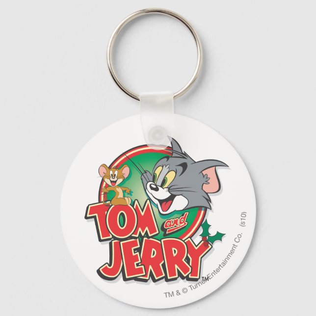 Tom och Jerry Classic Logotyp Nyckelring (Framsida)