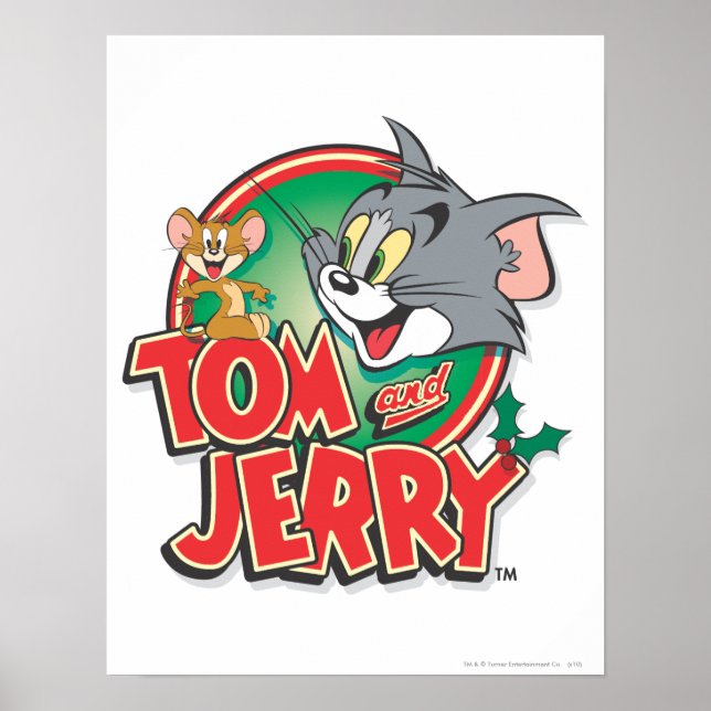Tom och Jerry Classic Logotyp Poster (Framsidan)