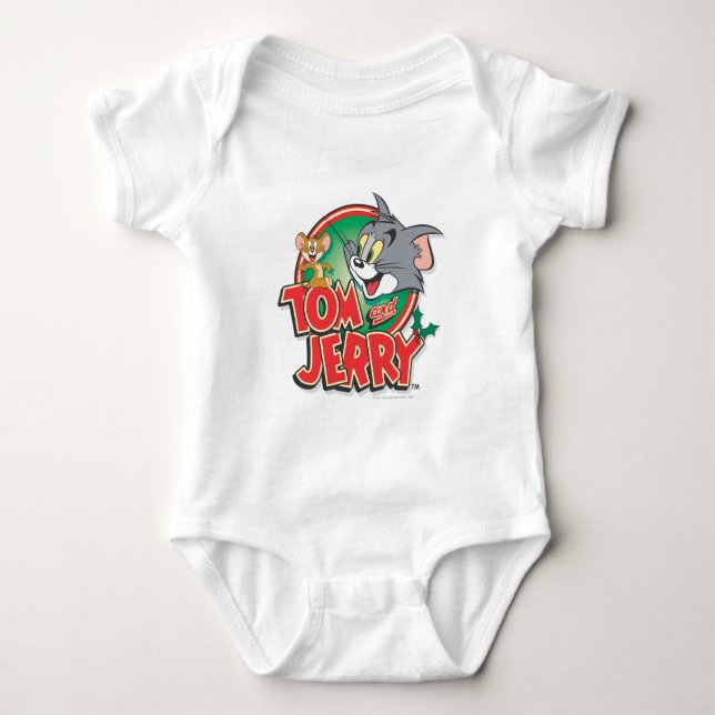 Tom och Jerry Classic Logotyp Tee (Framsida)