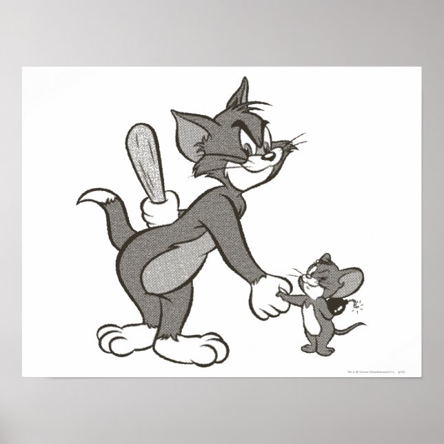 Tom och Jerry Deceitful Handskakning Poster (Framsidan)