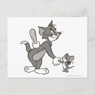 Tom och Jerry Deceitful Handskakning Vykort