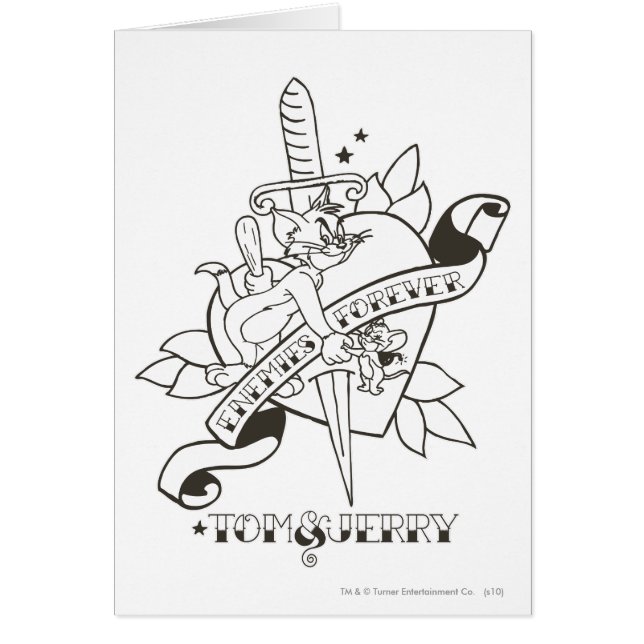 Tom och Jerry Enfivers Forever 1 Hälsningskort (Framsidan)