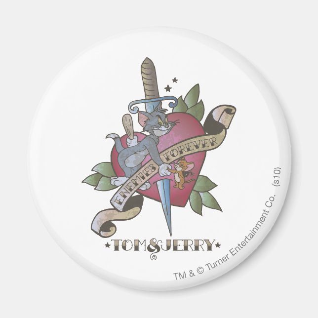 Tom och Jerry Enfivers Forever 2 Magnet (Framsidan)