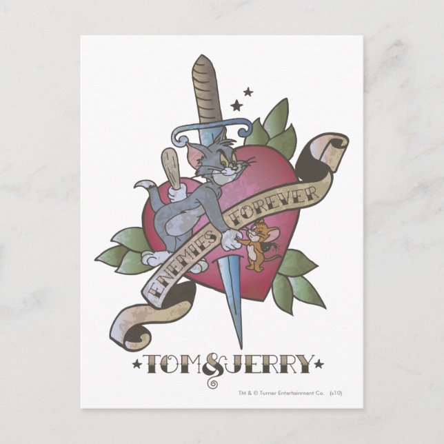 Tom och Jerry Enfivers Forever 2 Vykort (Framsida)