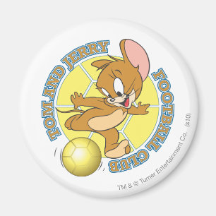 Tom och Jerry fotboll (fotboll) 4 Magnet