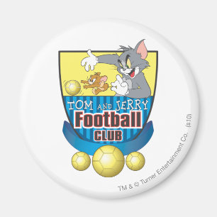Tom och Jerry fotboll (fotboll) 5 Magnet
