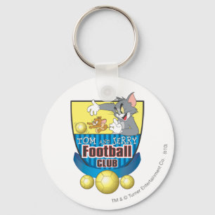 Tom och Jerry fotboll (fotboll) 5 Nyckelring