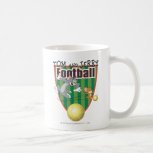 Tom och Jerry fotboll (fotboll) 6 Kaffemugg