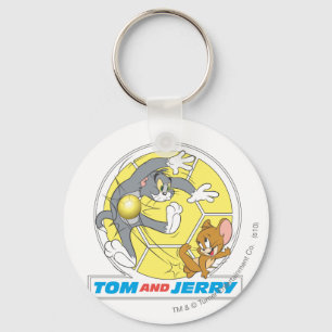 Tom och Jerry fotboll (fotboll) 8 Nyckelring