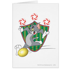Tom och Jerry fotboll (fotboll) 9 Hälsningskort