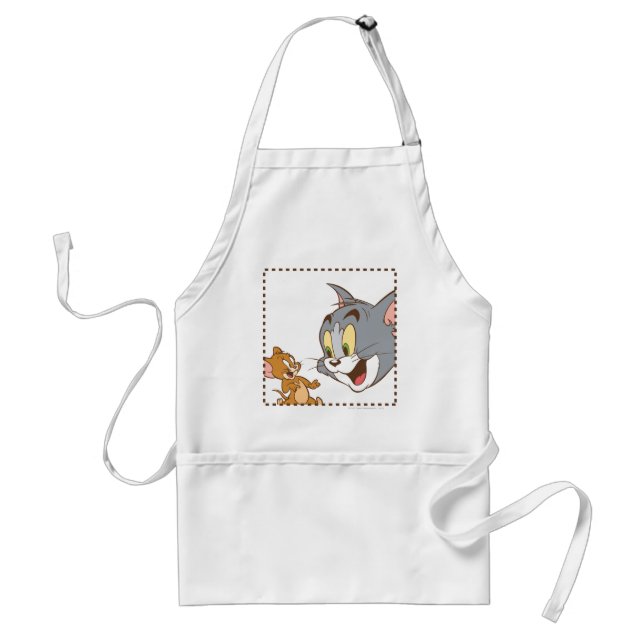 Tom och Jerry Frimärke Förkläde (Framsidan)