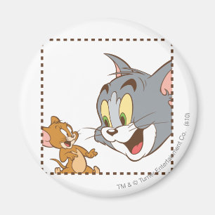 Tom och Jerry frimärke Magnet