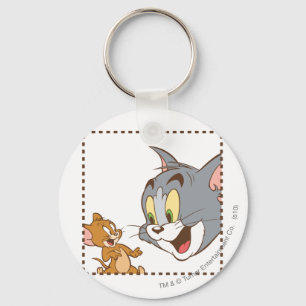 Tom och Jerry frimärke Nyckelring