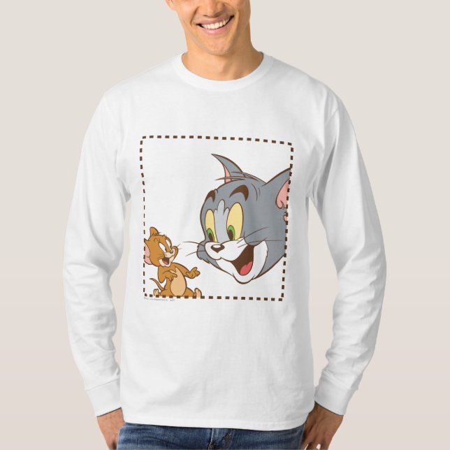 Tom och Jerry Frimärke T-shirt (Framsida)