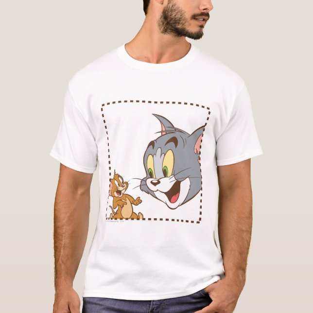 Tom och Jerry Frimärke T Shirt (Framsida)