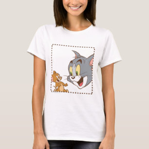 Tom och Jerry frimärke Tee Shirt