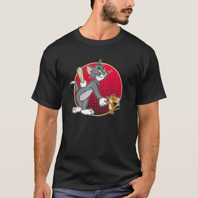 Tom och Jerry Göm T Shirt (Framsida)