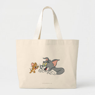 Tom och Jerry gör ansikten Jumbo Tygkasse